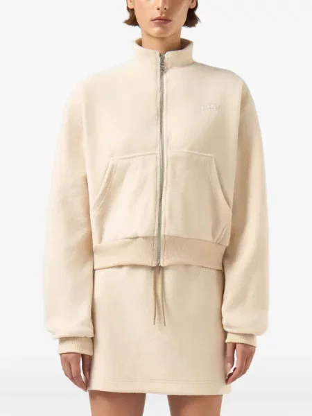 Geacă Gcds cu broderie din fleece