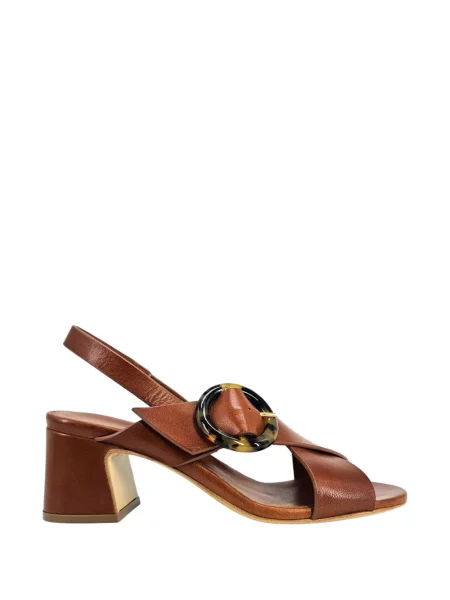 Sandale Madison.maison cu cataramă slingback maro
