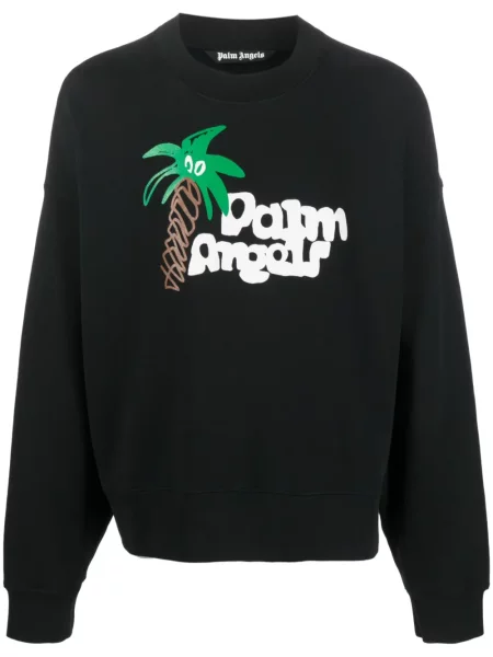 Hanorac Palm Angels cu imagine negru