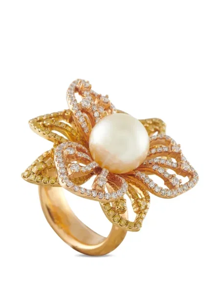 Inel Lb Exclusive cu perle roz