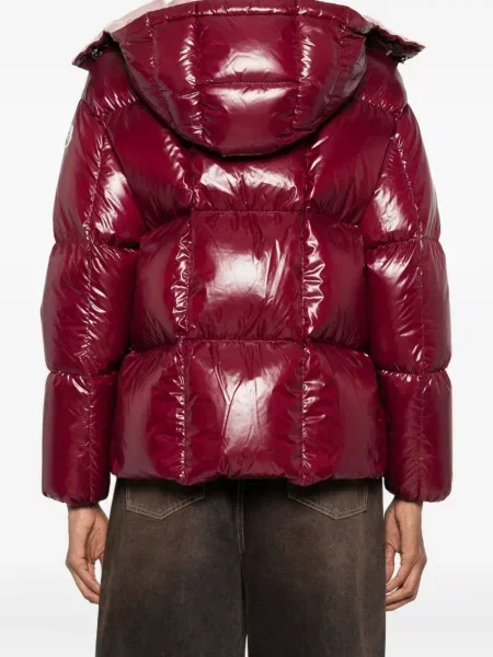 Geacă cu puf Moncler roșu