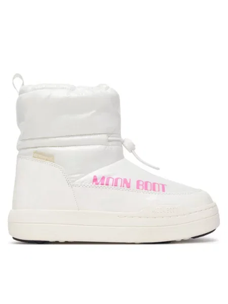 Moon Boot Cizme de zăpadă Jr Park Tube Mid Glitter Wp S alb
