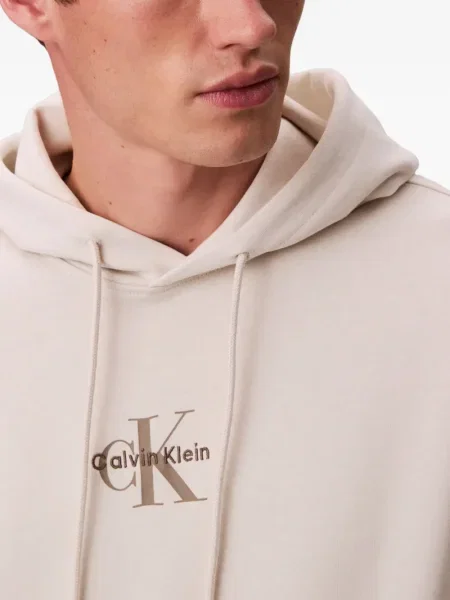 Hanorac cu glugă Calvin Klein Jeans cu imagine