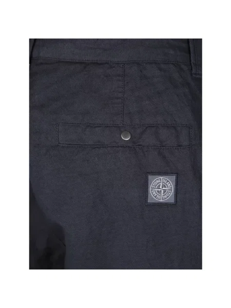 Spodnie Stone Island z kamieniami niebieskie