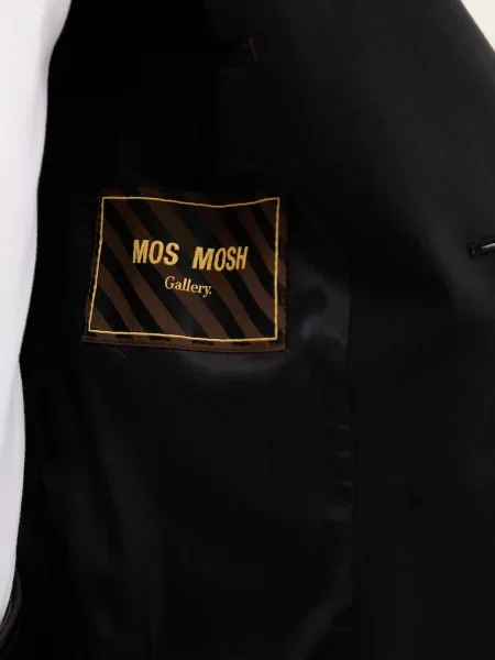 Піджак з домішкою вовни Mos Mosh JAMES чорний