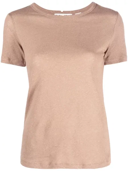 Tricou Each X Other cu decolteu rotund maro