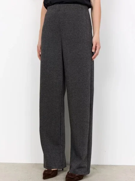 Soyaconcept Pantaloni SC-Hebe 4 negru / murdar alb