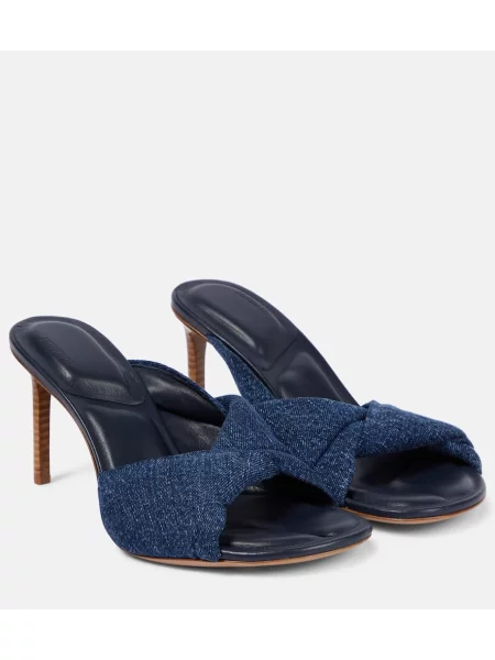 Papuci tip mules Jacquemus albastru