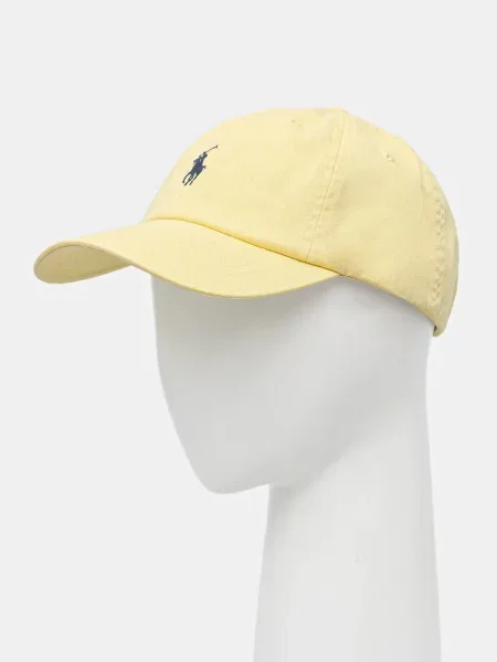 Шапка с козирка Polo Ralph Lauren жълто