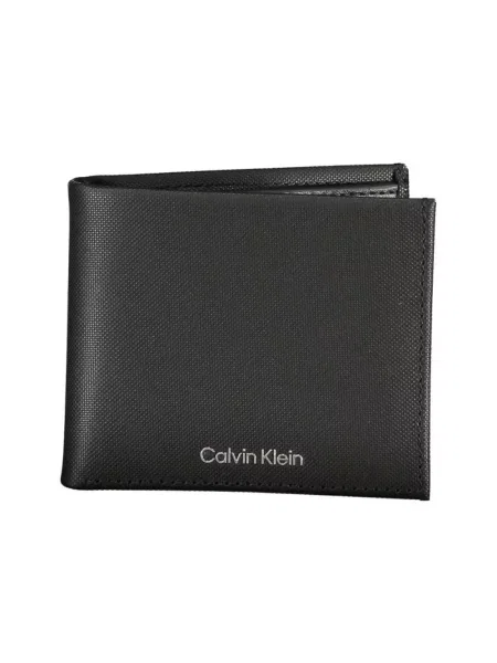 Portfel Calvin Klein skórzany elegancki czarny