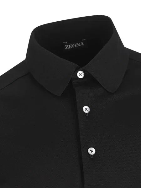Scurt tricou polo Zegna negru