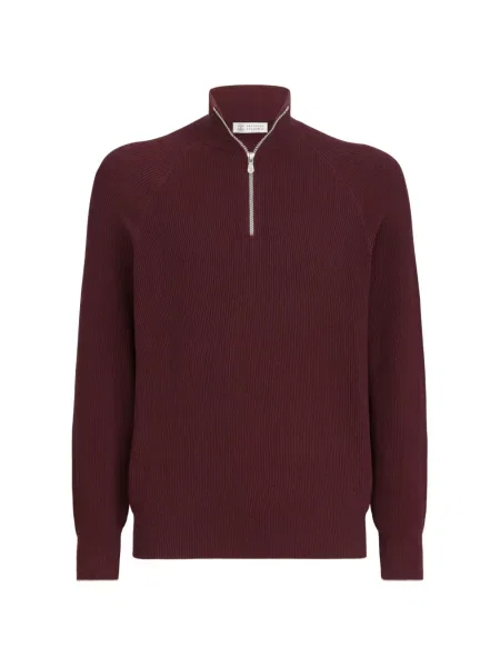 Pulover Brunello Cucinelli roșu