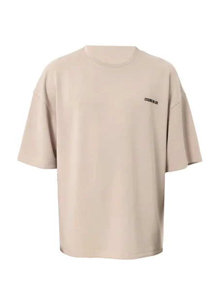 VAMOS CLO Tricou Japanese Iris gri piatră negru