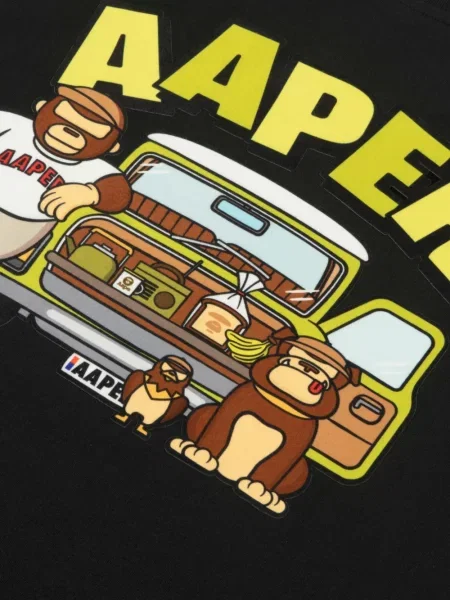 Tričko Aape By *a Bathing Ape® čierna