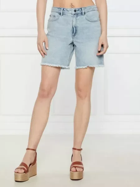 Michael Kors De blugi pantaloni scurți | Boyfriend fit albastru