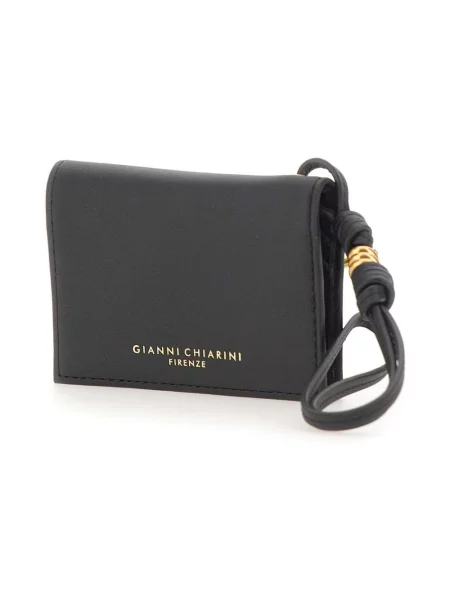 Gianni Chiarini etui na karty skórzane czarny
