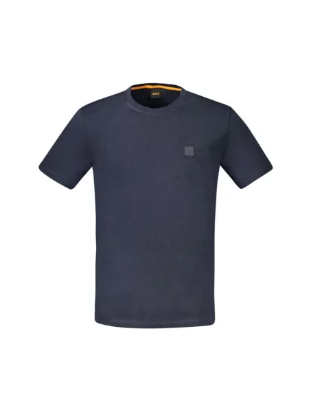 Boss T-Shirt Tales Granatowy niebieska