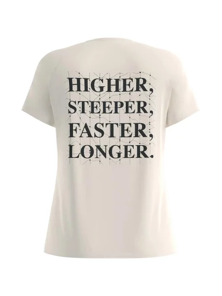 Koszulka z krótkim rękawem ODLO T-shirt crew neck s/s ESSENTIAL PRINT szara
