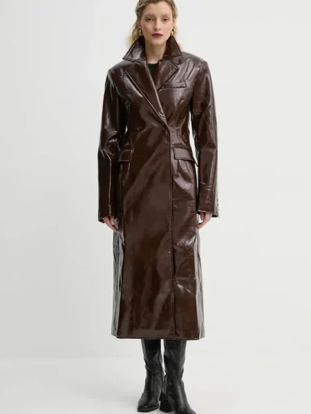 Herskind płaszcz wełniany Ultra brązowy