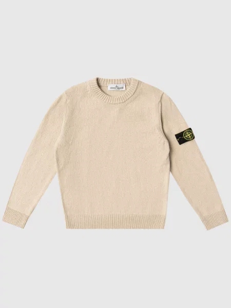 Детский свитер Stone Island бежевый