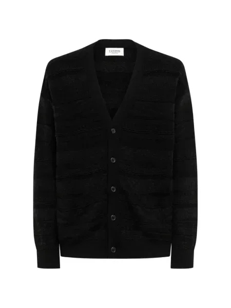Cardigan Laneus tricotate negru