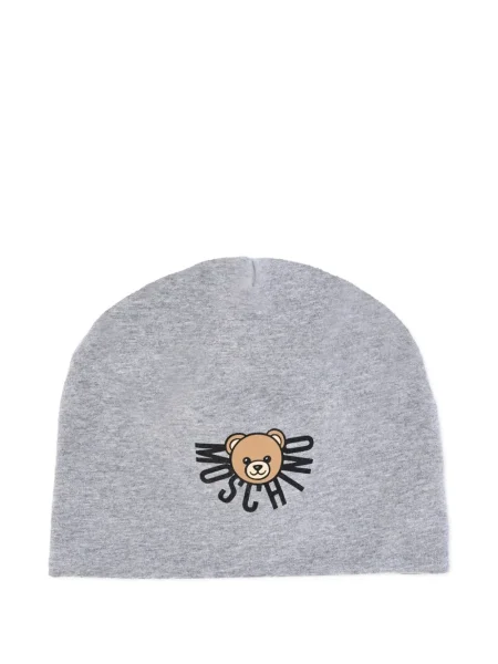 Czapka dziecięca Moschino szara