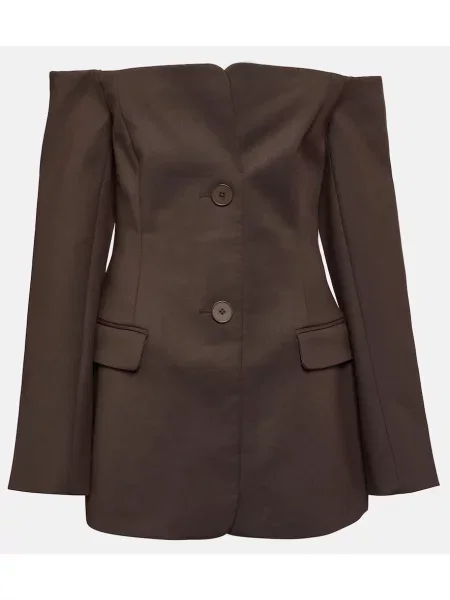 Sukienka Sir. garniturowa brązowa