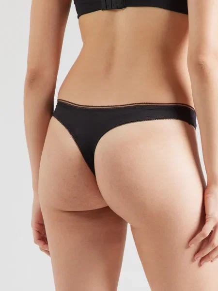 BOSS Chilot tanga Pure negru