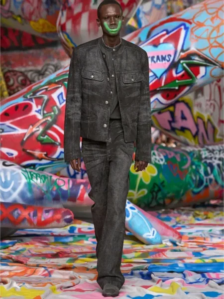 Риза Diesel с протрити краища черно