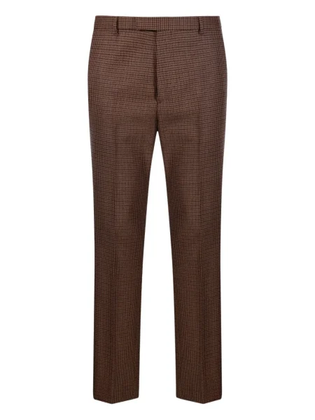 Kalhoty Gucci s pepito vzorem hnědé