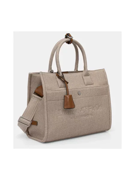 Marc O'Polo torebka shopper dziecięca beżowa