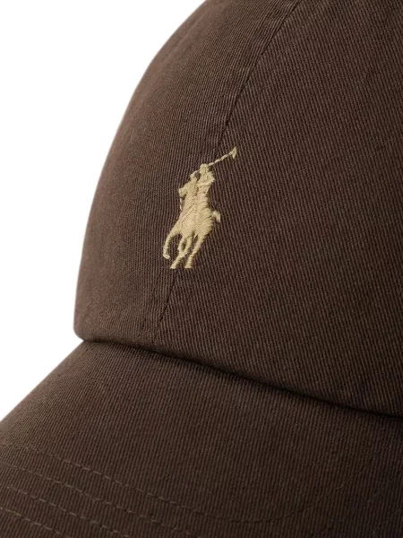 Polo Ralph Lauren czapka z daszkiem brązowa