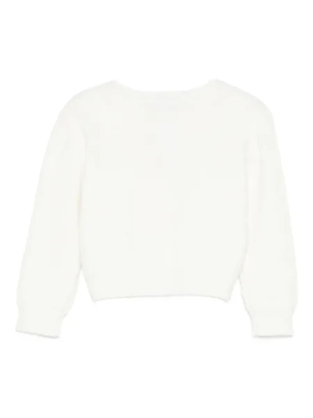 Sweter dziecięcy Twinset biały