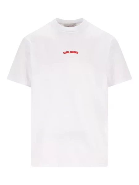 Tricou Giada Benincasa cu decolteu rotund alb