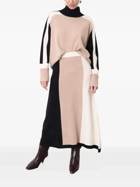 Fusta maxi Not Shy tricotate