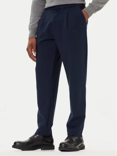 Calvin Klein Chino hlače Mornarsko modra