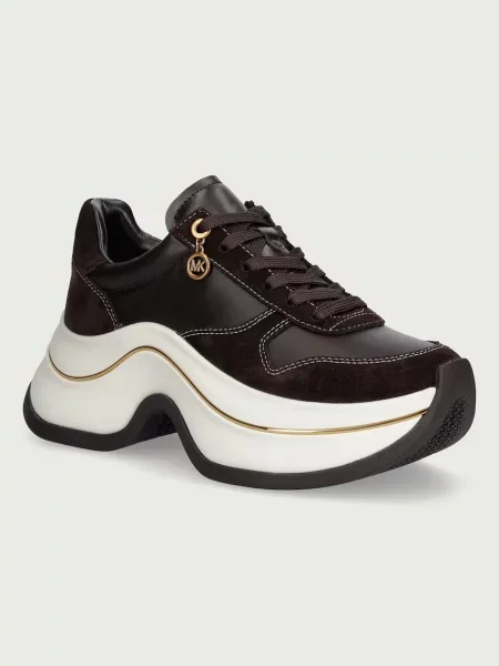 MICHAEL Michael Kors Arla Trainer sneakers pentru femei din piele maro
