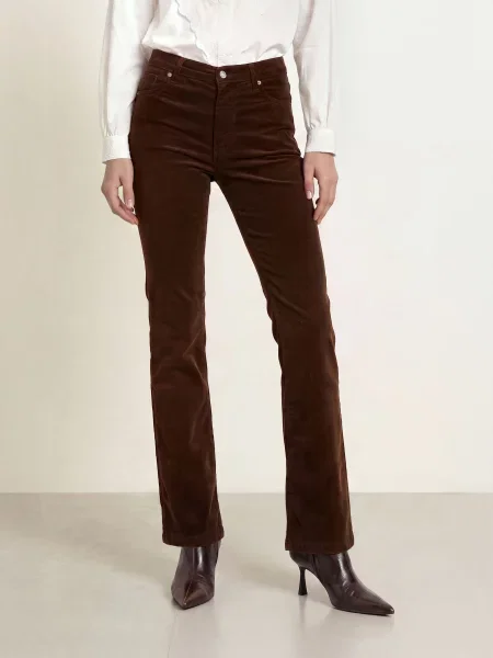 Frame Bootcut Kalhoty The Corduroy Reboot Z Manšestru espr espresso