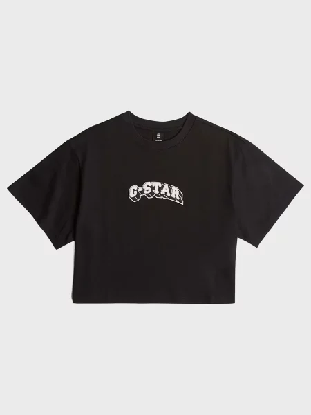 Фетровая футболка G-star Raw черная