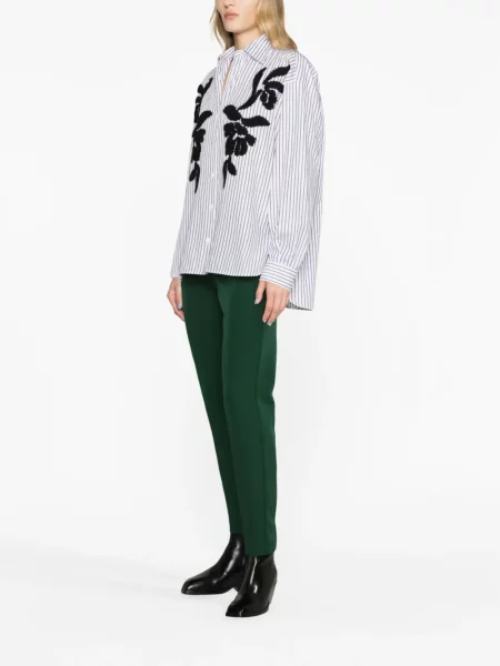 Koszula Ermanno Firenze w kwiatki biała