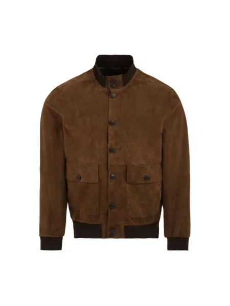 Kurtka skórzana The Jack Leathers brązowa