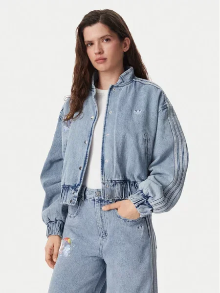 Traper jakna Adidas Originals plava