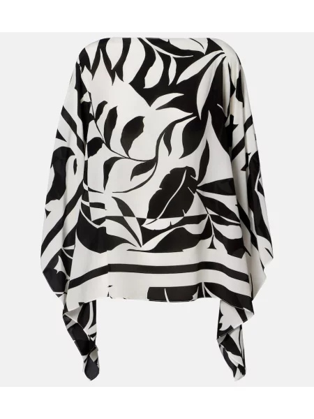 Bluză Max Mara de mătase cu imagine