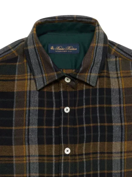 Cămașă Brooks Brothers în carouri negru