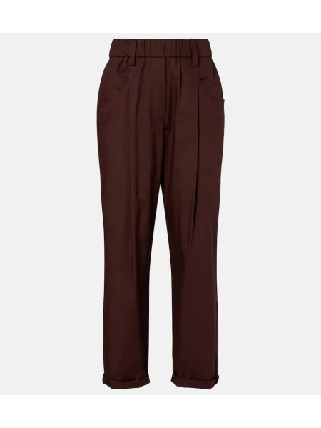 Pantaloni Brunello Cucinelli maro