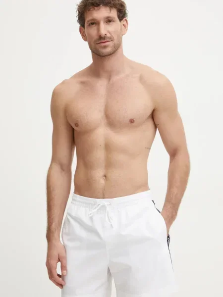 Olcsóbban. Férfi Calvin Klein Medium zsinóros úszónadrág fehér. Méret: L fehér