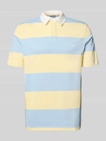 Koszulka polo o kroju regular fit z paskami rugby i haftowanym logo Review