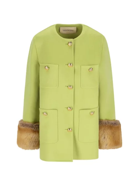 Palton Valentino Garavani verde