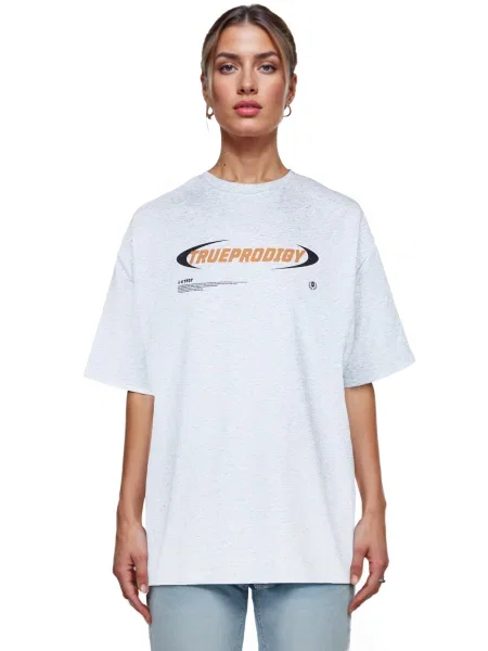 Trueprodigy Tricou Ravi F deschis gri