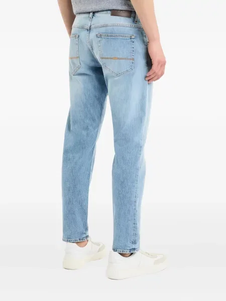 Blugi Fay din piele albastru